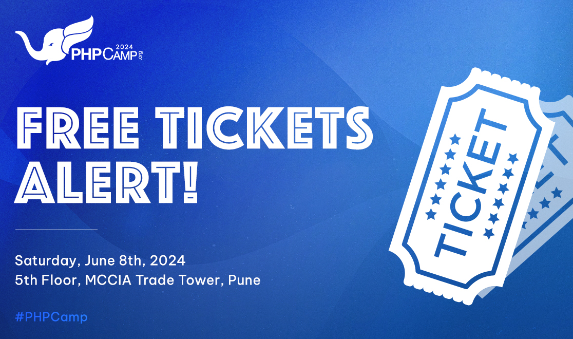 Free Tickets Alert! Attend PHPCamp Pune with Sponsored Tickets featured image